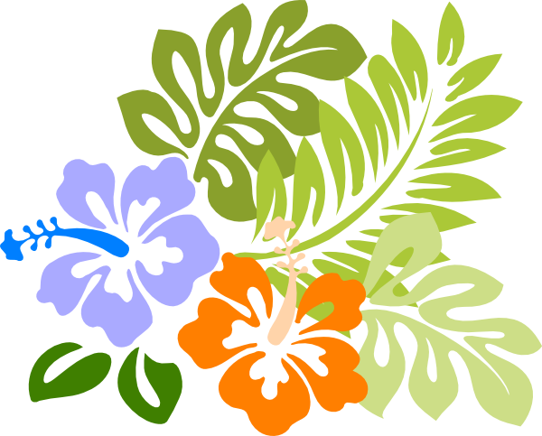 Hibiscus Brenda Hi 世界のフラ タヒチアン ハワイアン無料素材