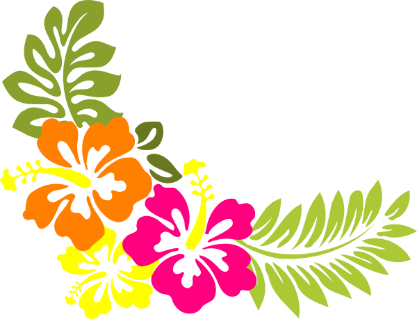 Hibiscus Hi10 世界のフラ タヒチアン ハワイアン無料素材