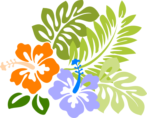 Hibiscus Opuesto Hi 世界のフラ タヒチアン ハワイアン無料素材